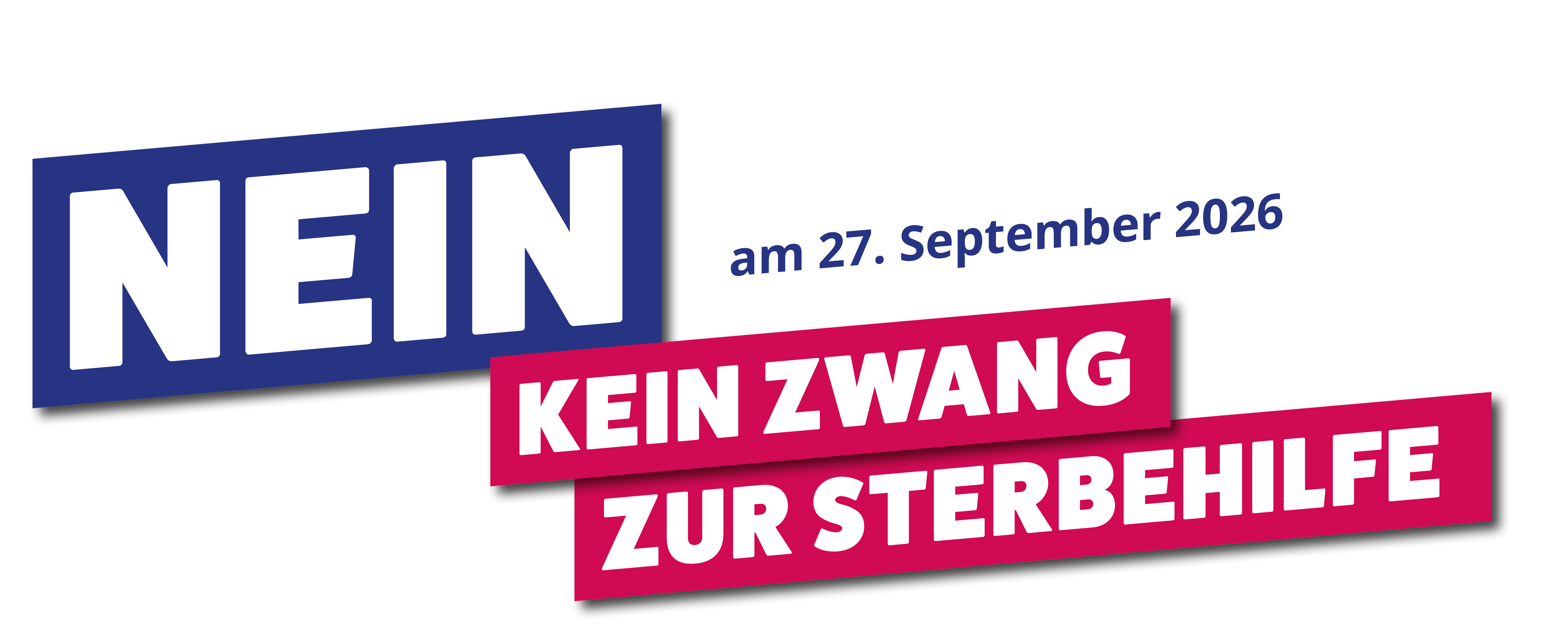 Logo Komitee «Kein Zwang zur Sterbehilfe»