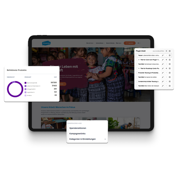 Das erste SaaS-Webprodukt, entwickelt für NPO