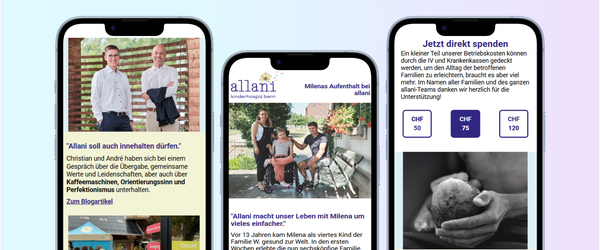 Newsletter Funktion von Soulclick