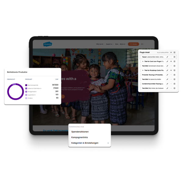 The first SaaS website platform built for nonprofit organizations