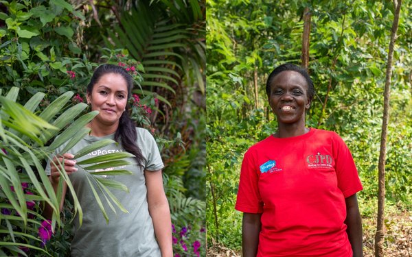 Edelmira Vásquez in Honduras und Ruth Khaemba in Kenia