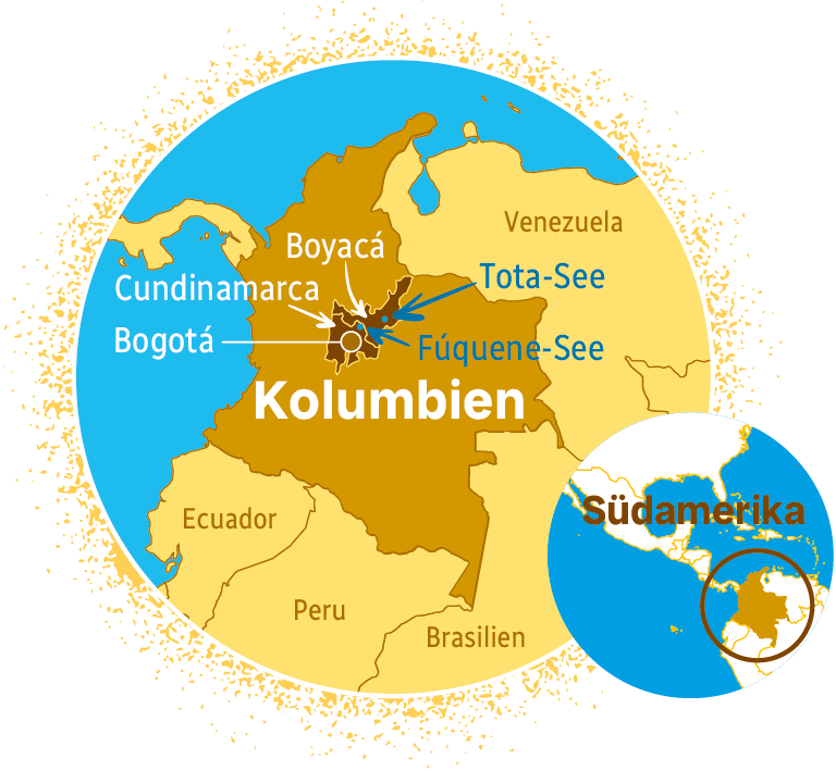 Landkarte Projektregion