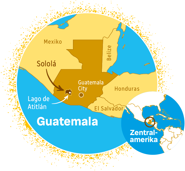 Landkarte Guatemala